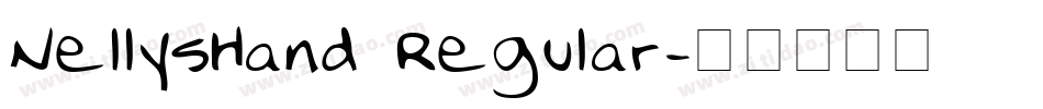 NellysHand Regular字体转换